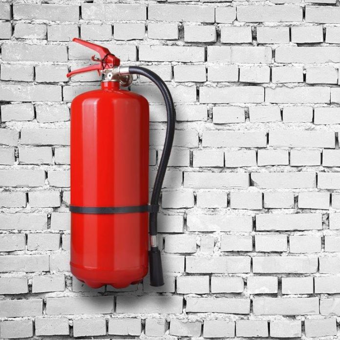 Install fire extinguishers in key areas.